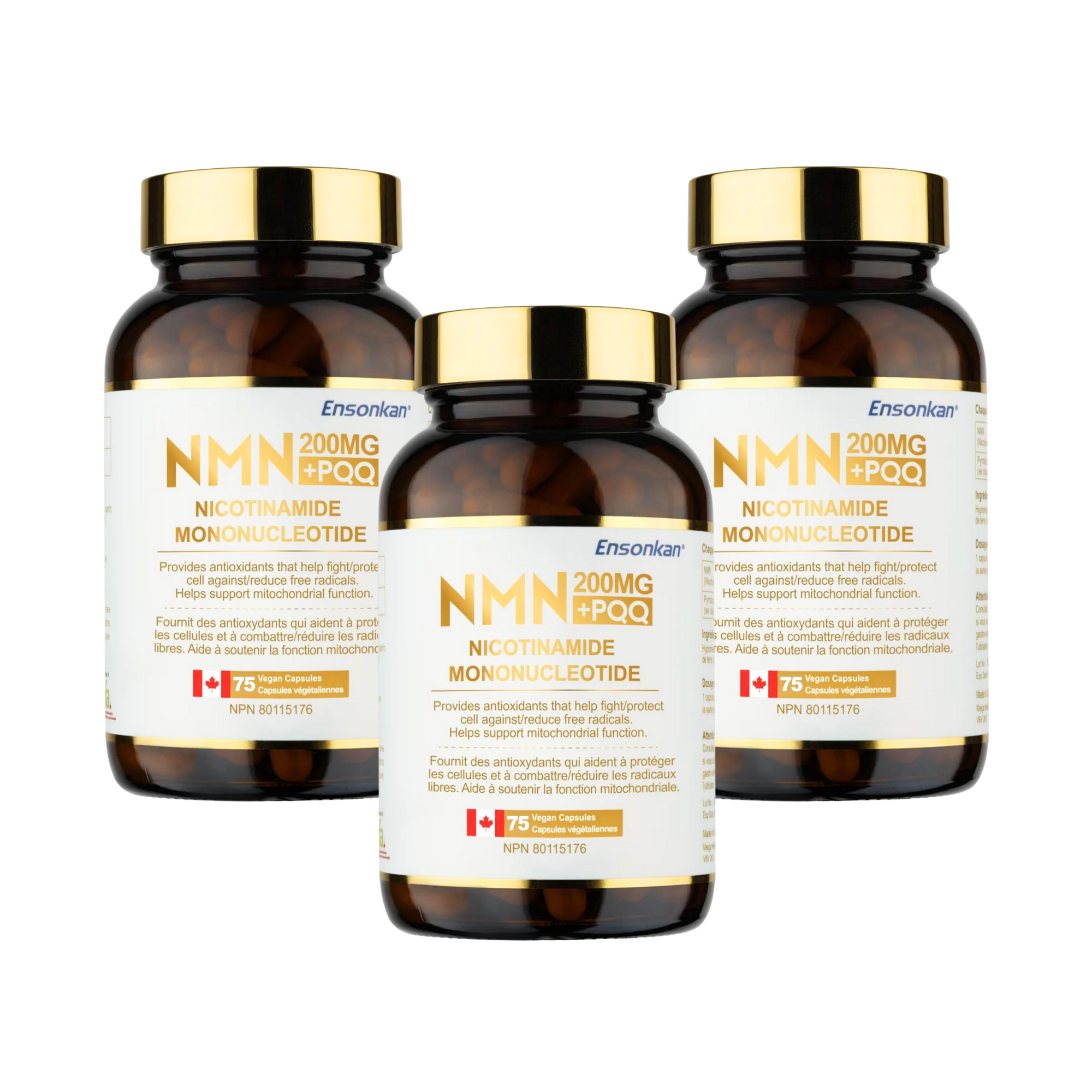 NMN 200mg + PQQ Capsule | Ensonkan Canada | NMN Supplement