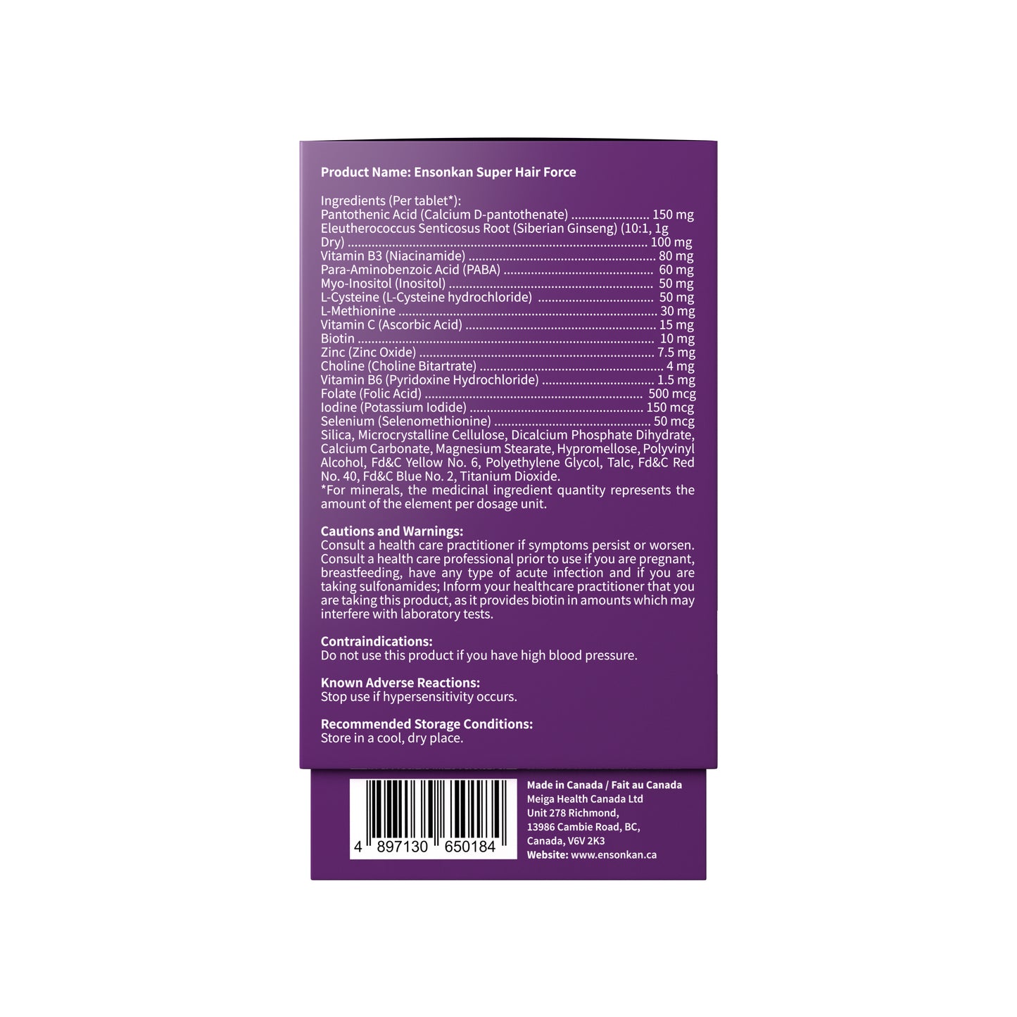 Ensonkan Super Hair Force (60 Tablets)