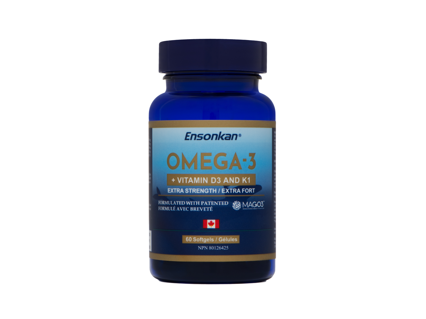 Ensonkan® Omega-3 + Vitamin D3 and K1