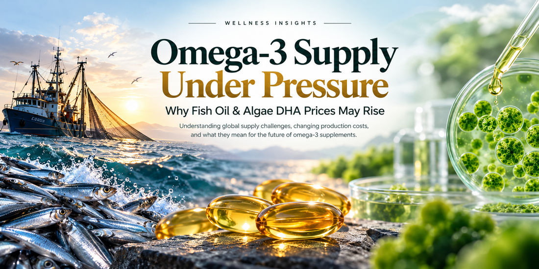 Omega-3 Supply Under Pressure: Why Fish Oil &amp; Algae DHA Prices May Rise