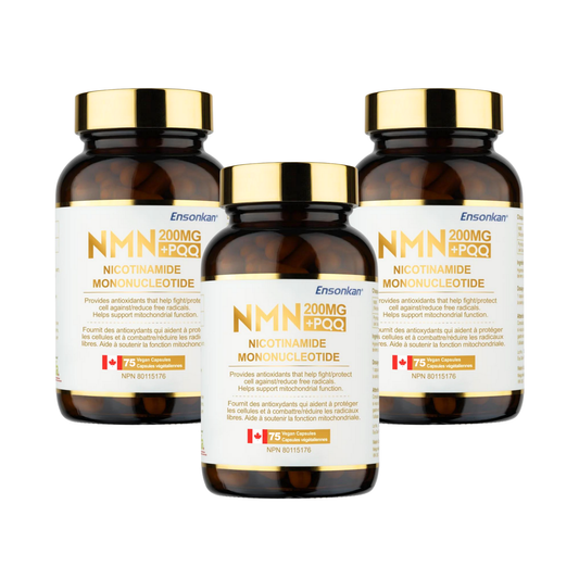 Ensonkan NMN 200mg + PQQ 20mg Capsule - 3 Bottles (VALUE BUNDLE)
