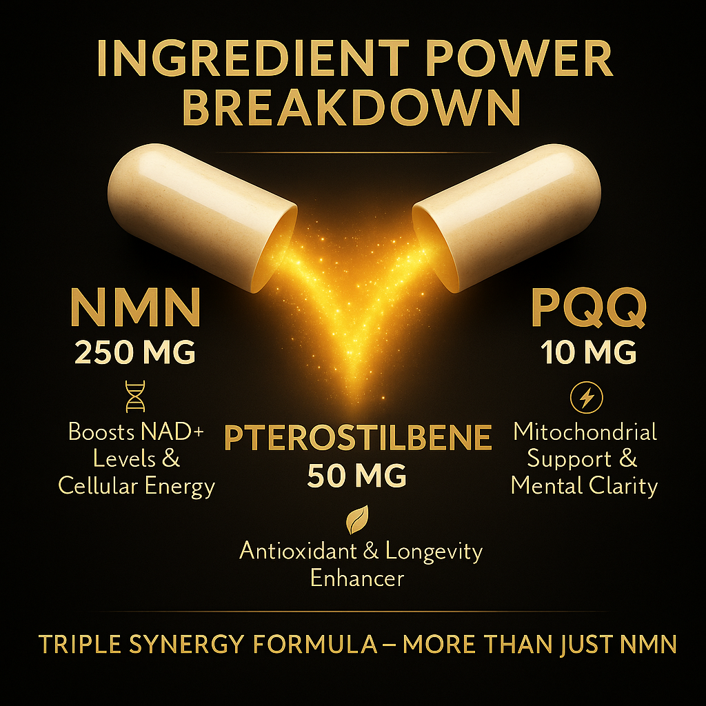 Ensonkan NMN 250 MG + PQQ + Pterostilbene