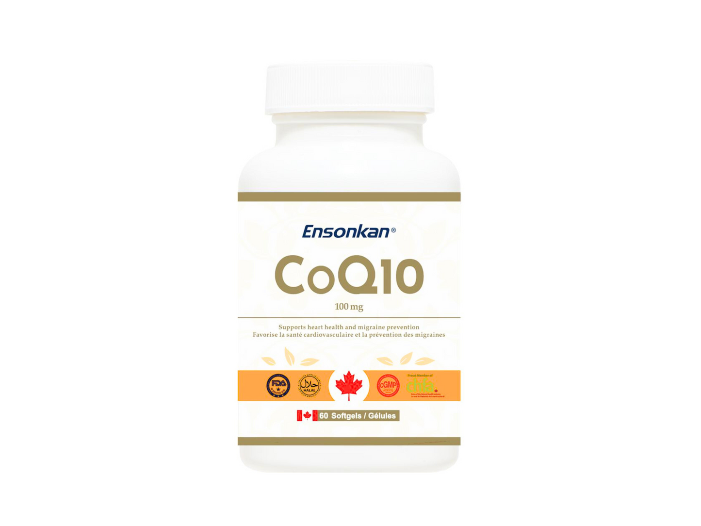 Ensonkan CoQ10 100mg (60 Softgels) (Buy One Get One Free)