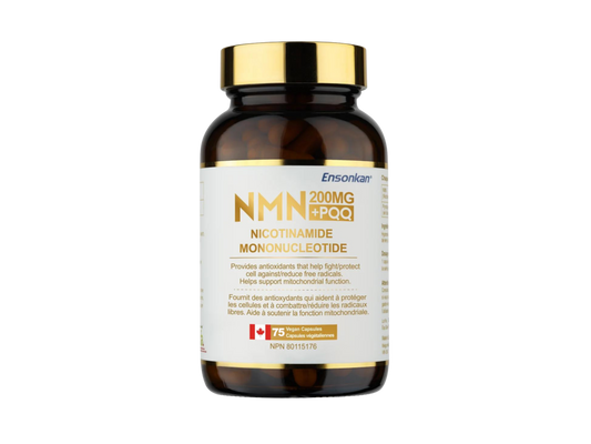 Ensonkan NMN 200mg + PQQ 20mg Capsule - 1 Bottle (MEGA SIZE)